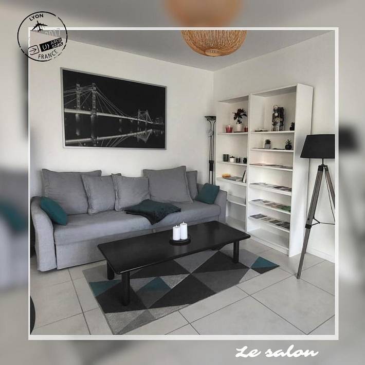 Gîte pour 4 personnes, avec balcon à Tassin-la-Demi-Lune - 3