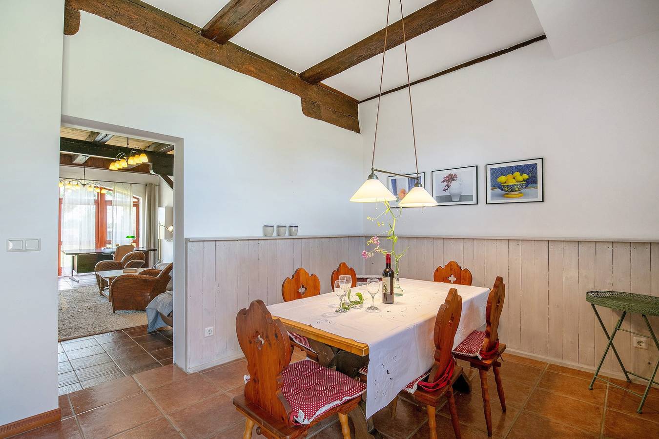 Ganze Wohnung, Ferienwohnung Hof Luisenau" mit Privatem Garten, Balkon und Wlan in Temmen-Ringenwalde, Barnimerland Region