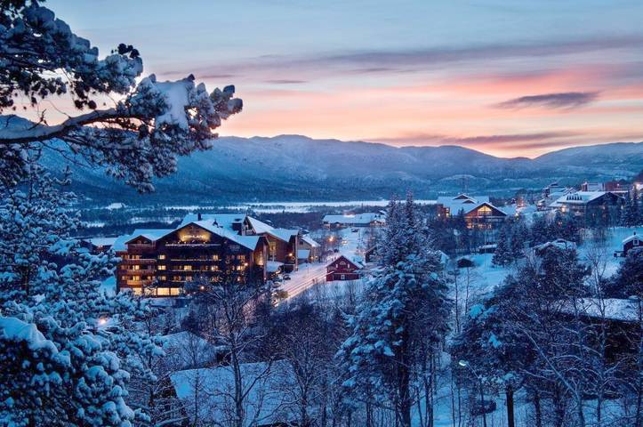 Hotel for 2 personer, Terrasse og Barnebasseng i tillegg til Badebasseng og Sauna i Geilo