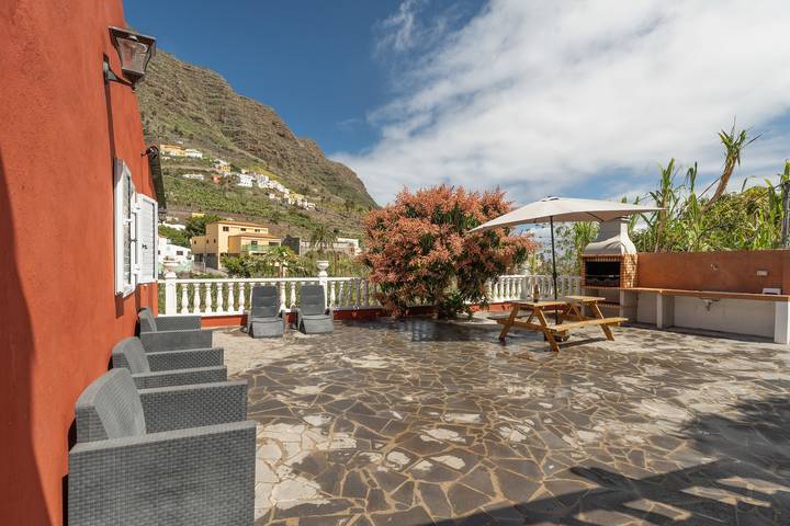 Feriehus for 5 personer, med Hage i La Gomera