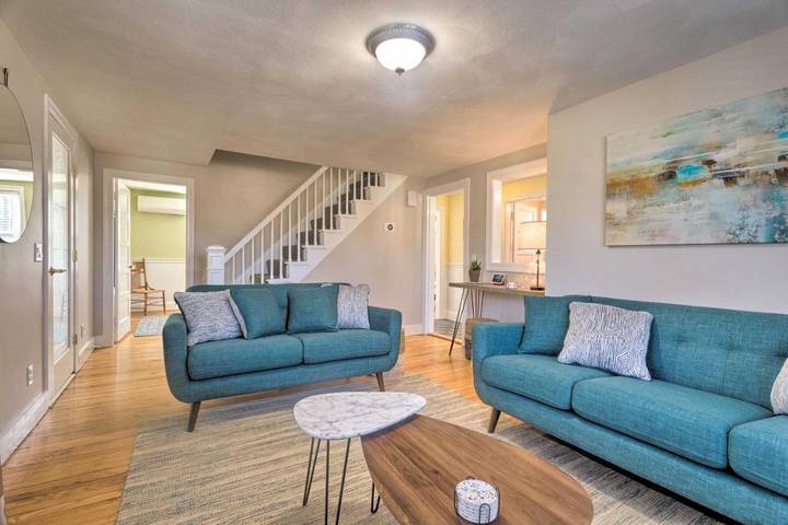 Ferienhaus für 8 Personen, mit Pool und Ausblick sowie Garten in Rhode Island