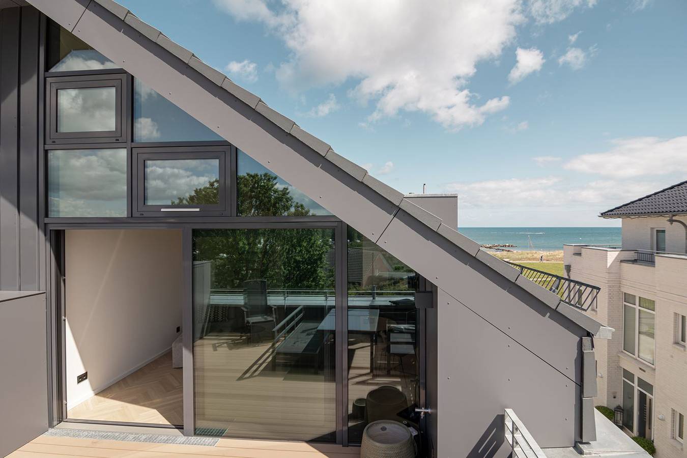 Ganze Wohnung, Ferienwohnung Penthouse - Penthouse in Toplage direkt am Strand in Kalifornien (Ostsee), Schönberg