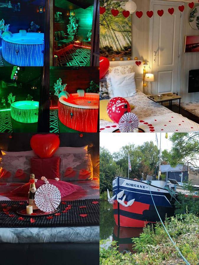Chambre d’hôte pour 2 personnes, avec Jacuzzi et Terrasse ainsi que Vue sur le lac et Vue à Les Rues-des-Vignes