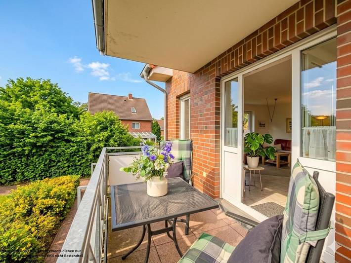 Ferienwohnung für 4 Personen, mit Balkon in Horumersiel