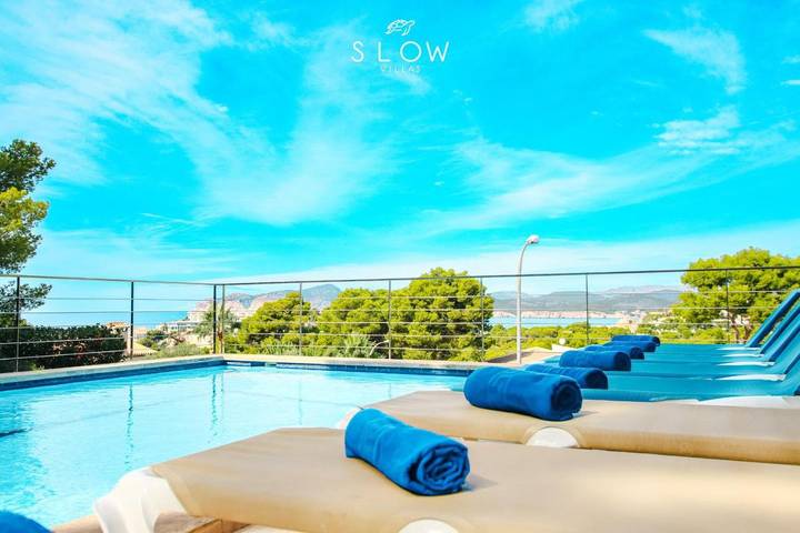 Villa für 8 Personen, mit Balkon und Terrasse sowie Garten und Pool in Santa Ponsa - 2