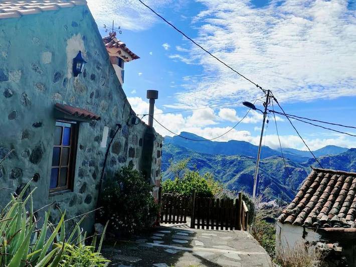 Casa rural para 6 personas, con vistas y jardín, Se admiten mascotas en Tejeda - 2