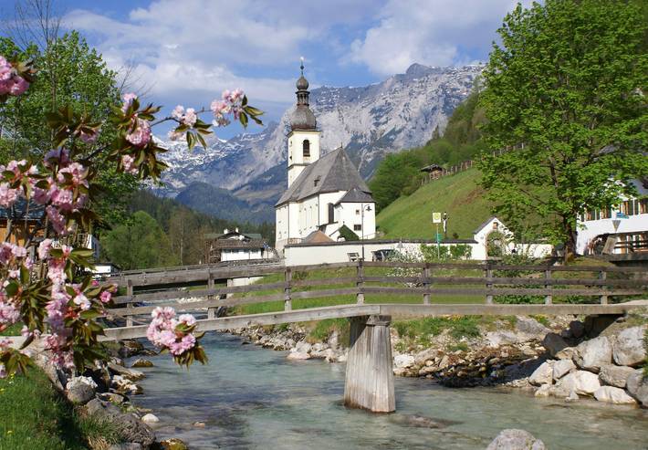 Ganze Ferienwohnung, Gästehaus Gruber - Typ A-Ein-Zimmer-Ferienwohnung-Eg 27 qm, Wohn-/Schlafraum,Terrasse in Piding, Bayerische Alpen