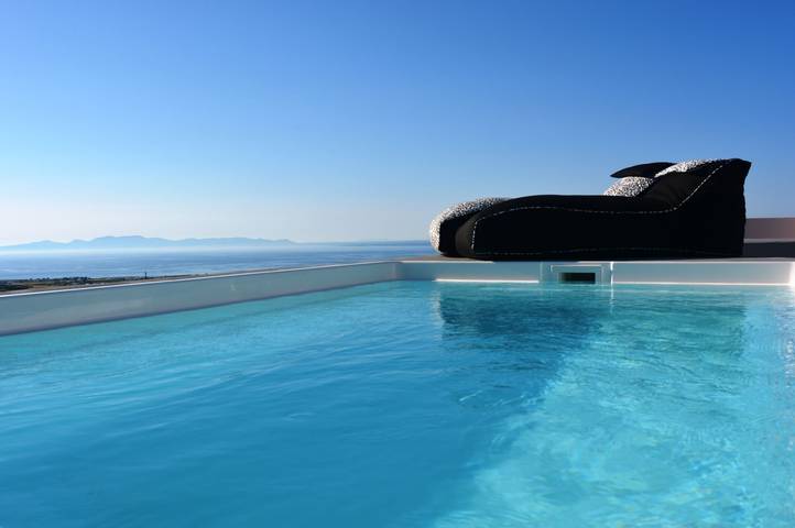 Ferienhaus für 2 Personen, mit Meerblick und Pool auf Santorin