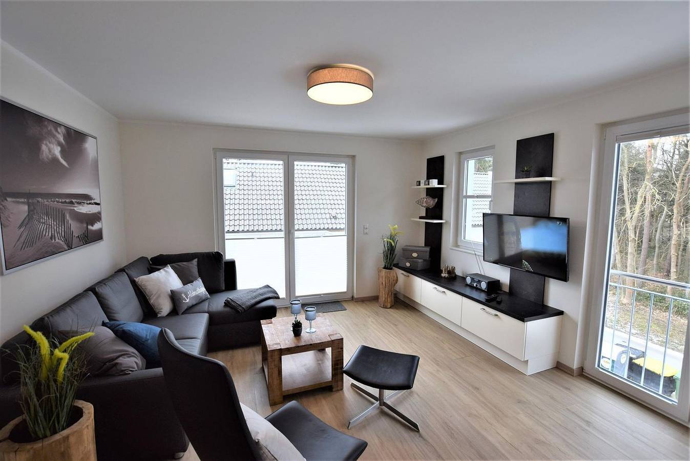 Appartement entier, Appartement en bord de mer avec parking et balcon in Hohwacht, Baie de Hohwacht