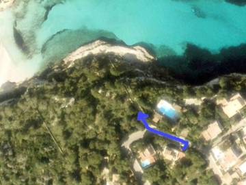 Villa in Cala Llombards, Santanyí für 4 