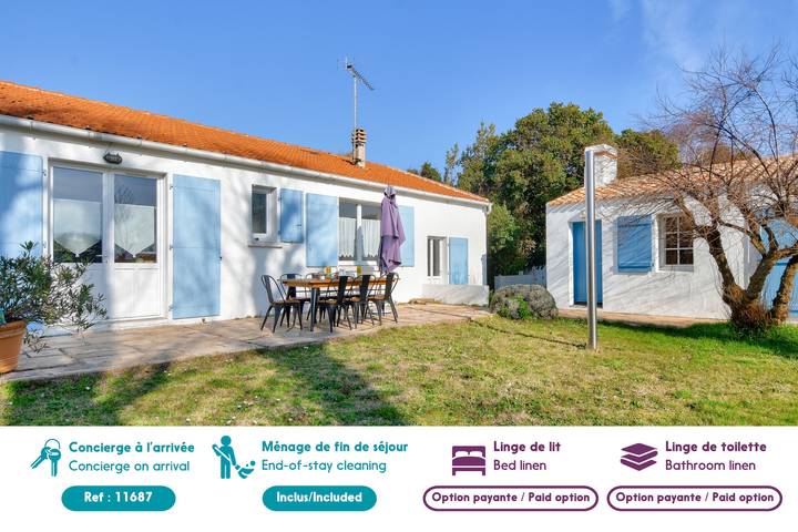 Location de vacances pour 8 personnes, avec jardin et terrasse à Barbâtre - 4