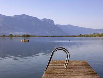 Ferienwohnung für 6 Personen, mit Seeblick und Ausblick am Kalterer See