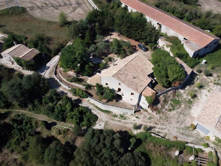 Landhaus 'El Masot de Durban' mit Bergblick, privater Terrasse und Wlan in Veciana, Barcelona Binnenland