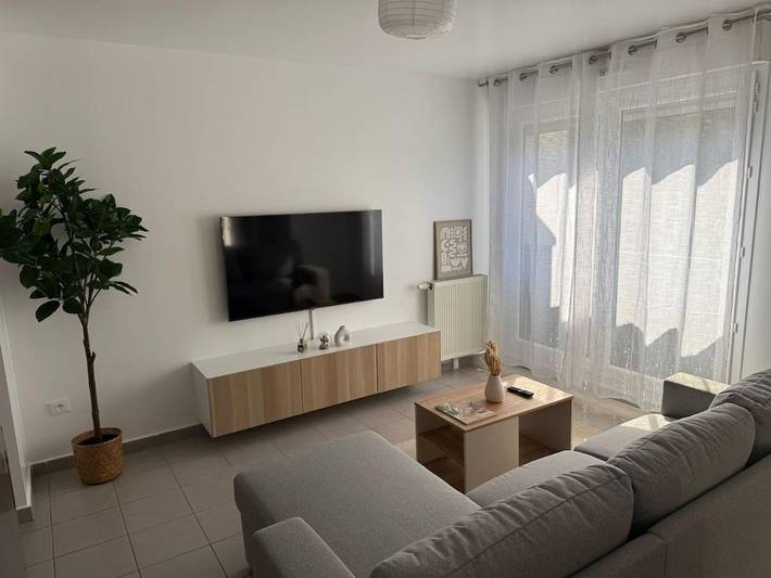 Appartement de vacances pour 4 personnes, avec Balcon ainsi que Terrasse et Vue