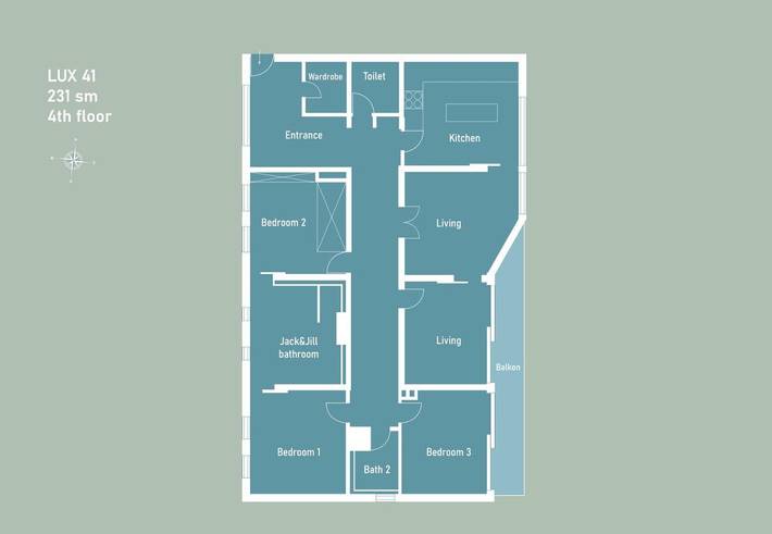 Ferienwohnung für 6 Personen, mit Ausblick und Terrasse am Brandenburger Tor - 2