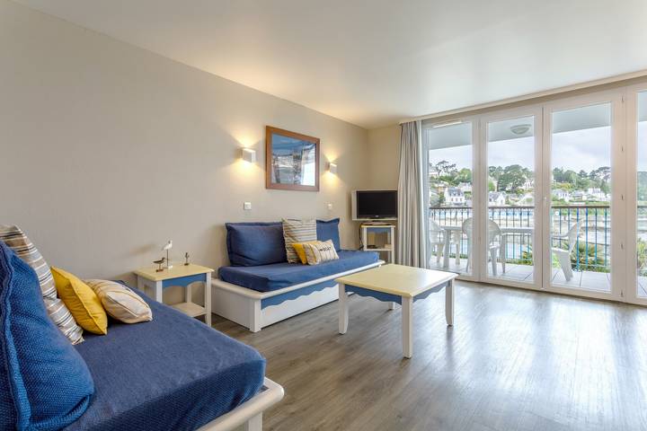 Appartement de vacances pour 4 personnes, avec jardin, adapté aux familles en Bretagne