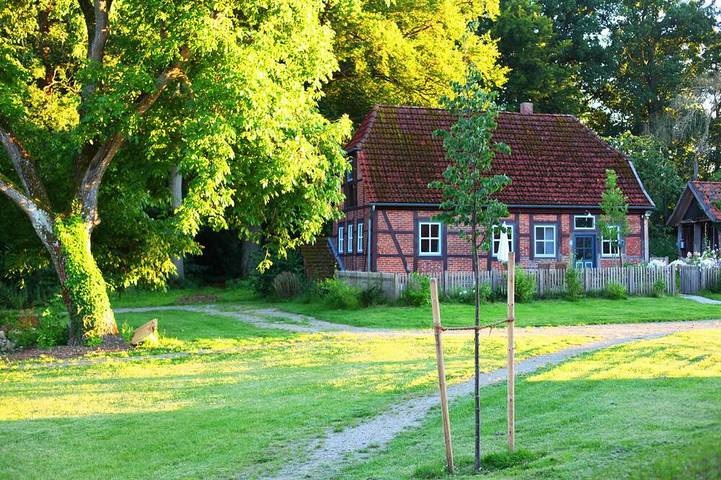 Ferienhaus für 7 Personen, mit Garten