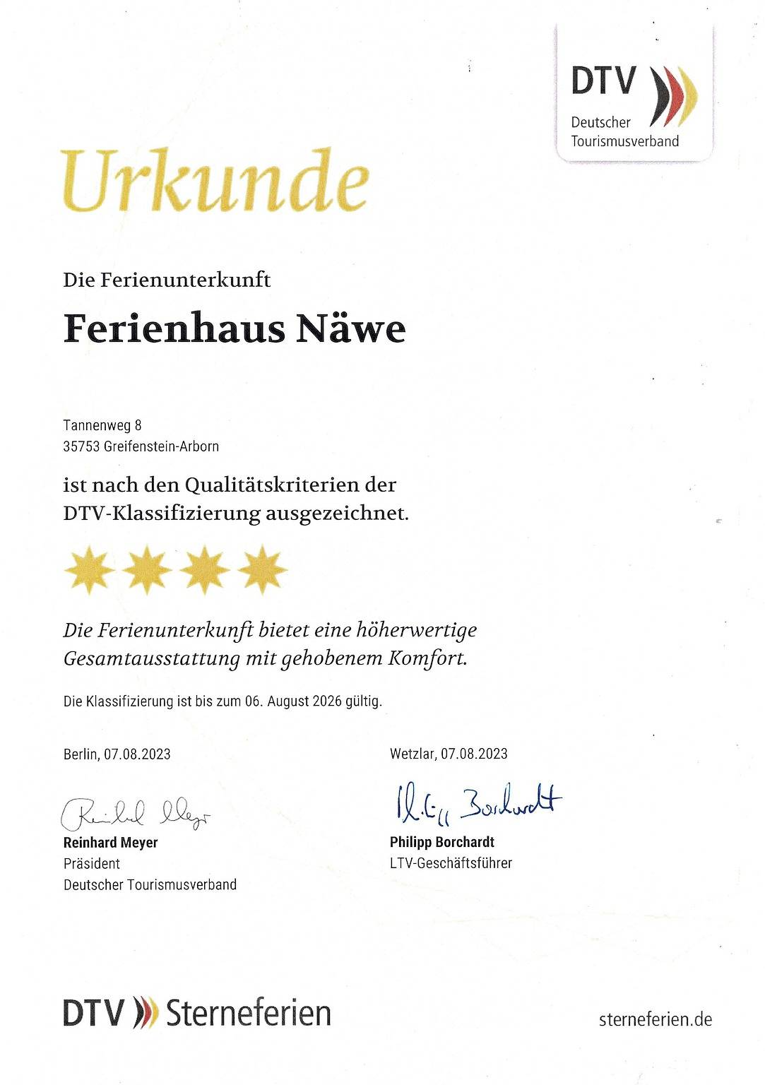 Ferienhaus Näwe Arborn in Greifenstein, Lahn-Dill-Kreis