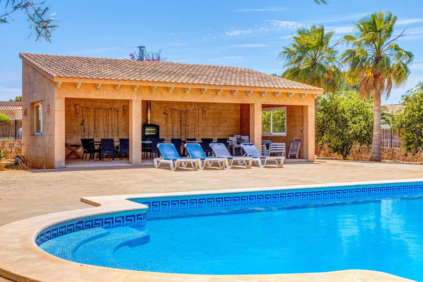 Traumhaftes Ferienhaus mit Pool, Wlan und Terrasse; Parkplätze vorhanden in El Paraiso - Sa Rapita, Campos