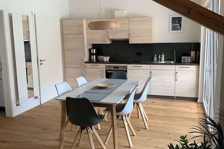 Ferienwohnung für 5 Personen, mit Balkon und Garten sowie Sauna in Auggen