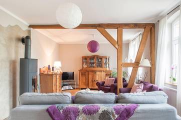 Chalet für 9 Personen, mit Terrasse und Garten in Brandenburg