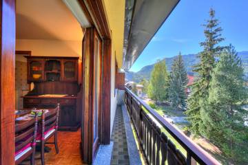 Gîte pour 4 personnes, avec balcon à Bardonnèche
