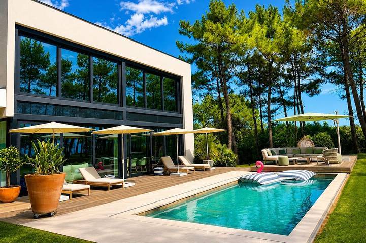 Villa pour 11 personnes, avec jardin