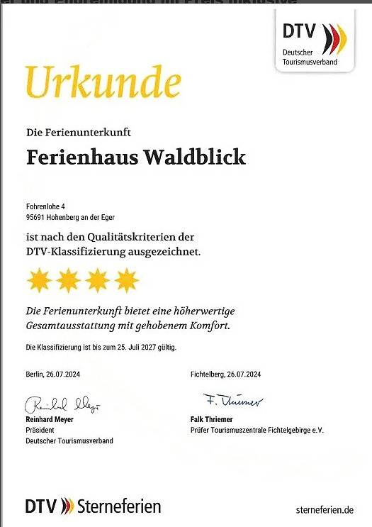 Ferienwohnung für 6 Personen, mit Balkon und Balkon/Terrasse sowie Terrasse und Garten in Hohenberg an der Eger - 3