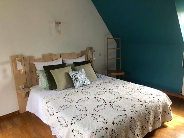 Chambre d’hôte pour 4 personnes, avec jardin ainsi que vue et terrasse