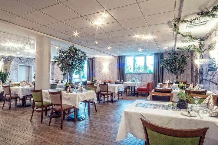 Hotel, mit Terrasse und Garten sowie Sauna und Ausblick in Tröstau - 4