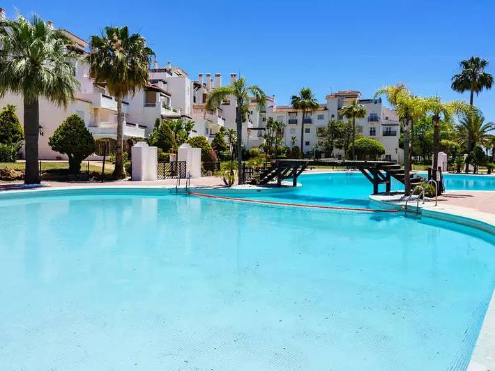 Appartement de vacances pour 6 personnes, avec piscine et terrasse à Marbella