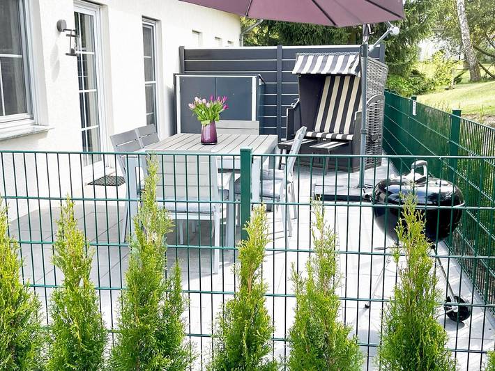 Ferienhaus für 6 Personen, mit Garten und Terrasse in Fünfseen