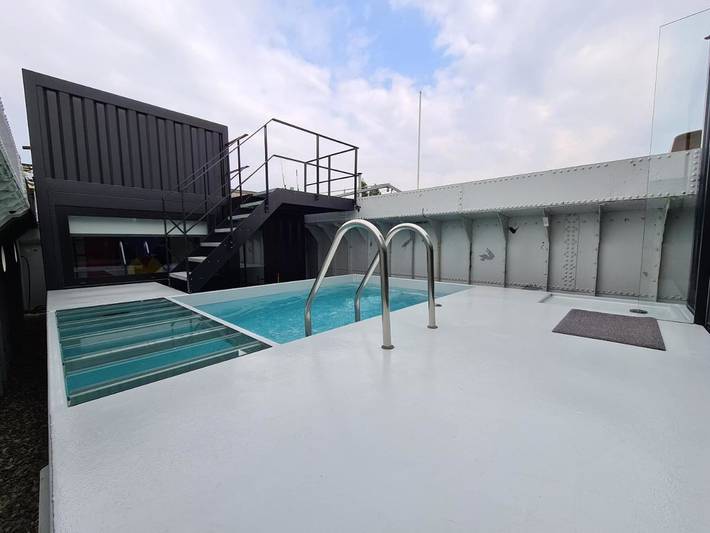 Bateau pour 4 personnes, avec piscine ainsi que vue et jardin à Gand - 3