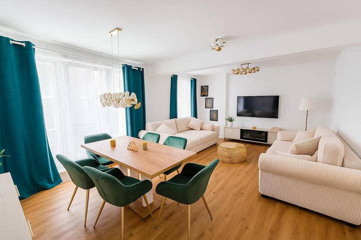 Ferienwohnung für 4 Personen, mit Terrasse in Leipzig-Ost