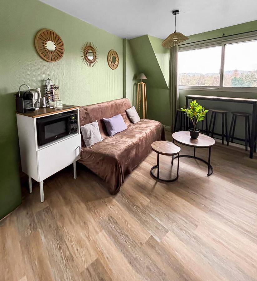 Appartement entier, Séjour paisible avec vue imprenable sur le Golf-self check-in in Houlgate, Région de Lisieux