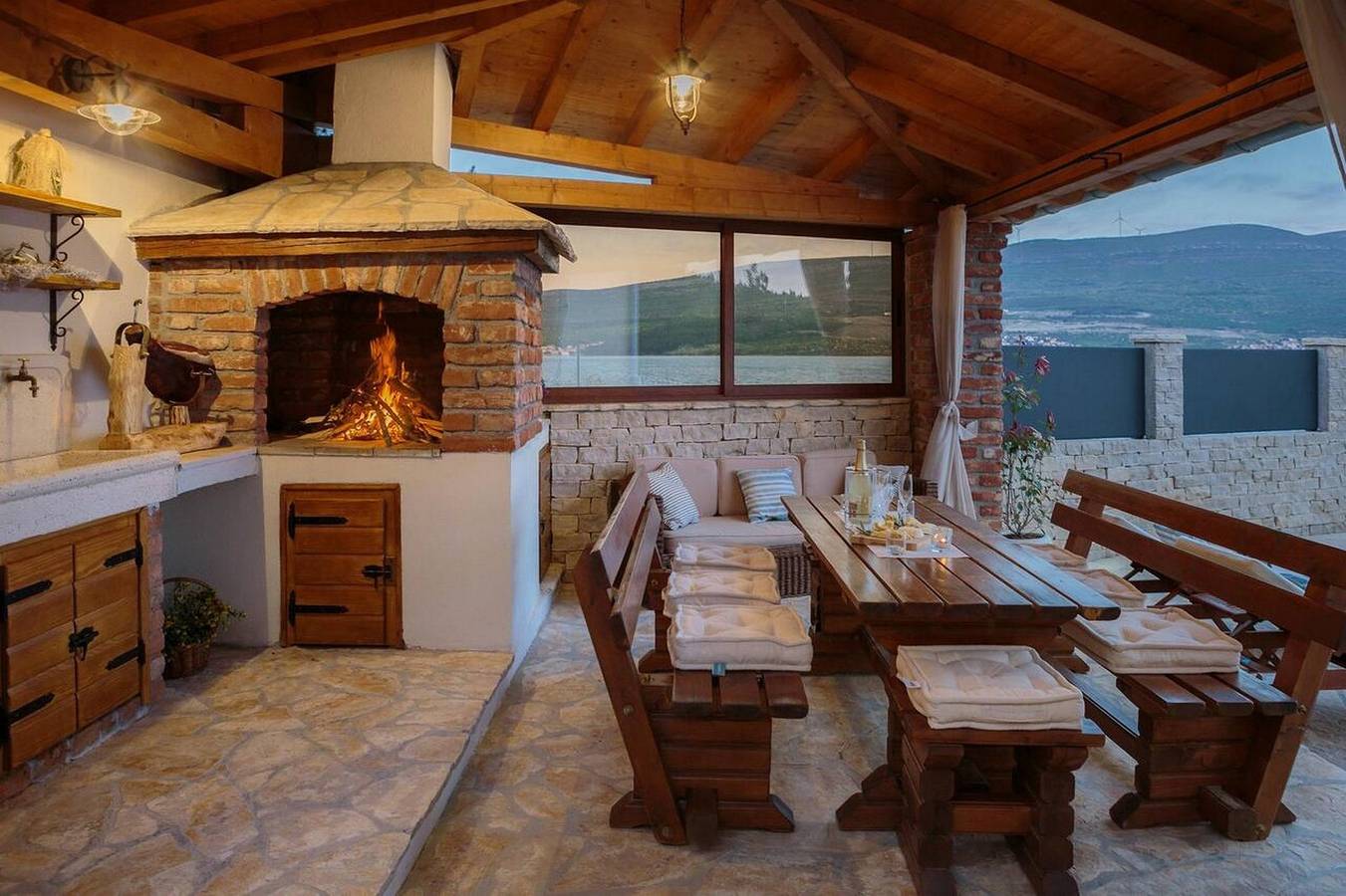 Seafront Villa Noah with heated pool  in Pridraga, Donji Karin