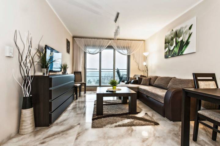 Ferienwohnung für 6 Personen, mit Balkon und Pool sowie Sauna in Międzyzdroje