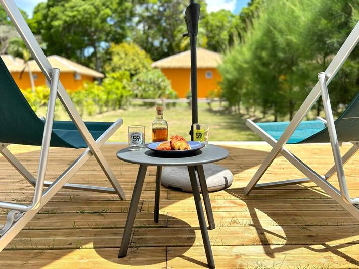 Villaggio vacanza per 4 persone, con panorama e piscina nonché giardino in Guadalupa