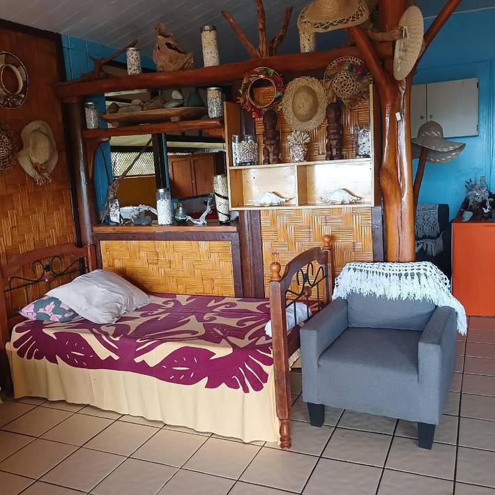 Maison d’hôte pour 2 personnes, avec terrasse ainsi que jardin et vue dans Taiohae - 4