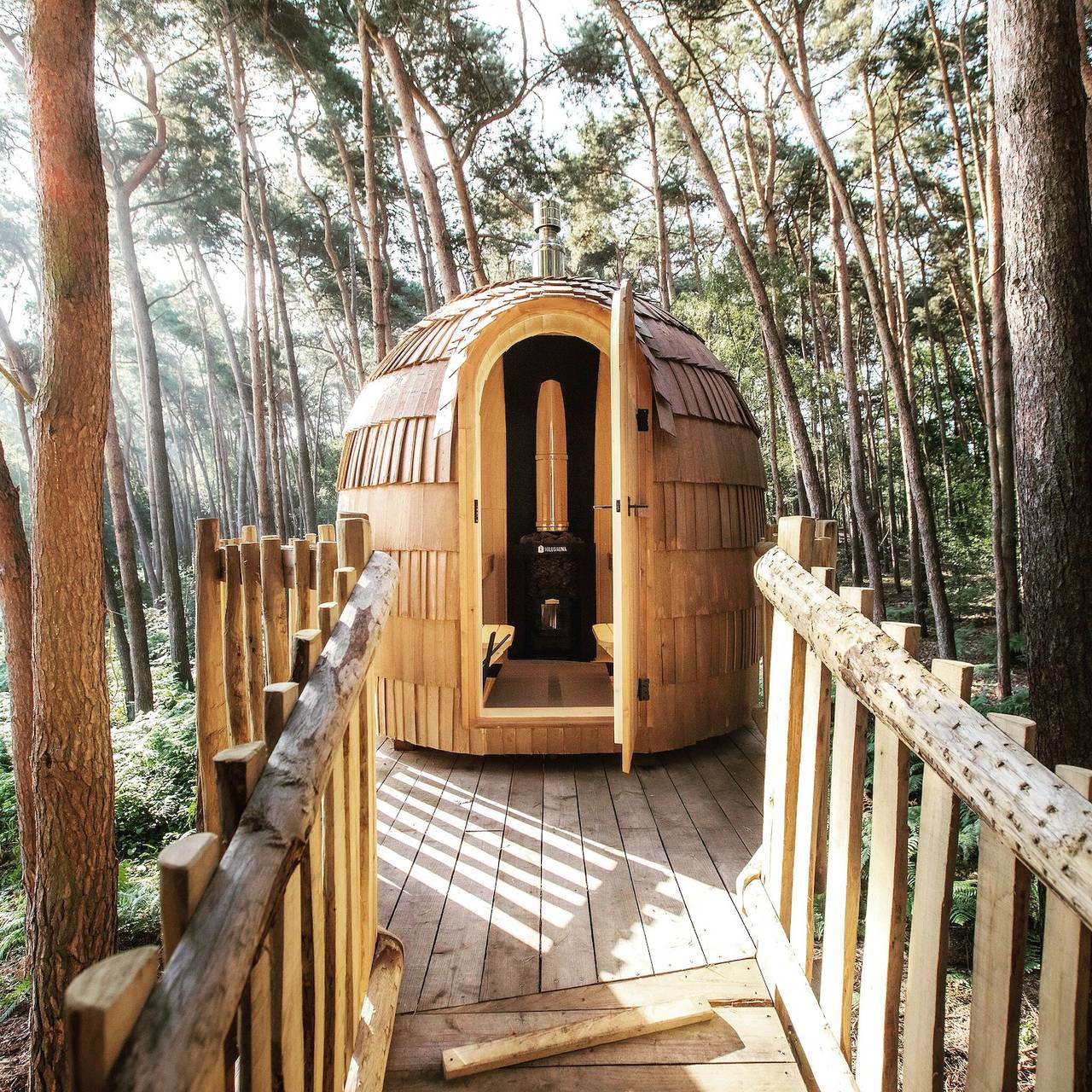 Recreatiedomein Warredal — Tree House 3 in Maaseik, Hoge Kempen