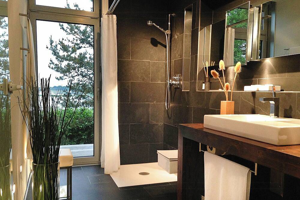 Glas-Loft mit endlosem Wasserausblick in Buchholz (Aller), Aller-Leine-Tal