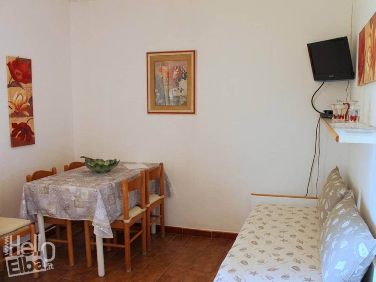Ganze Ferienwohnung, Ferienwohnung für 5 Personen mit Garten in Spiaggia di Lacona, Capoliveri