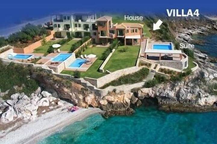 Villa pour 10 personnes, avec Balcon et Jardin dans Skala
