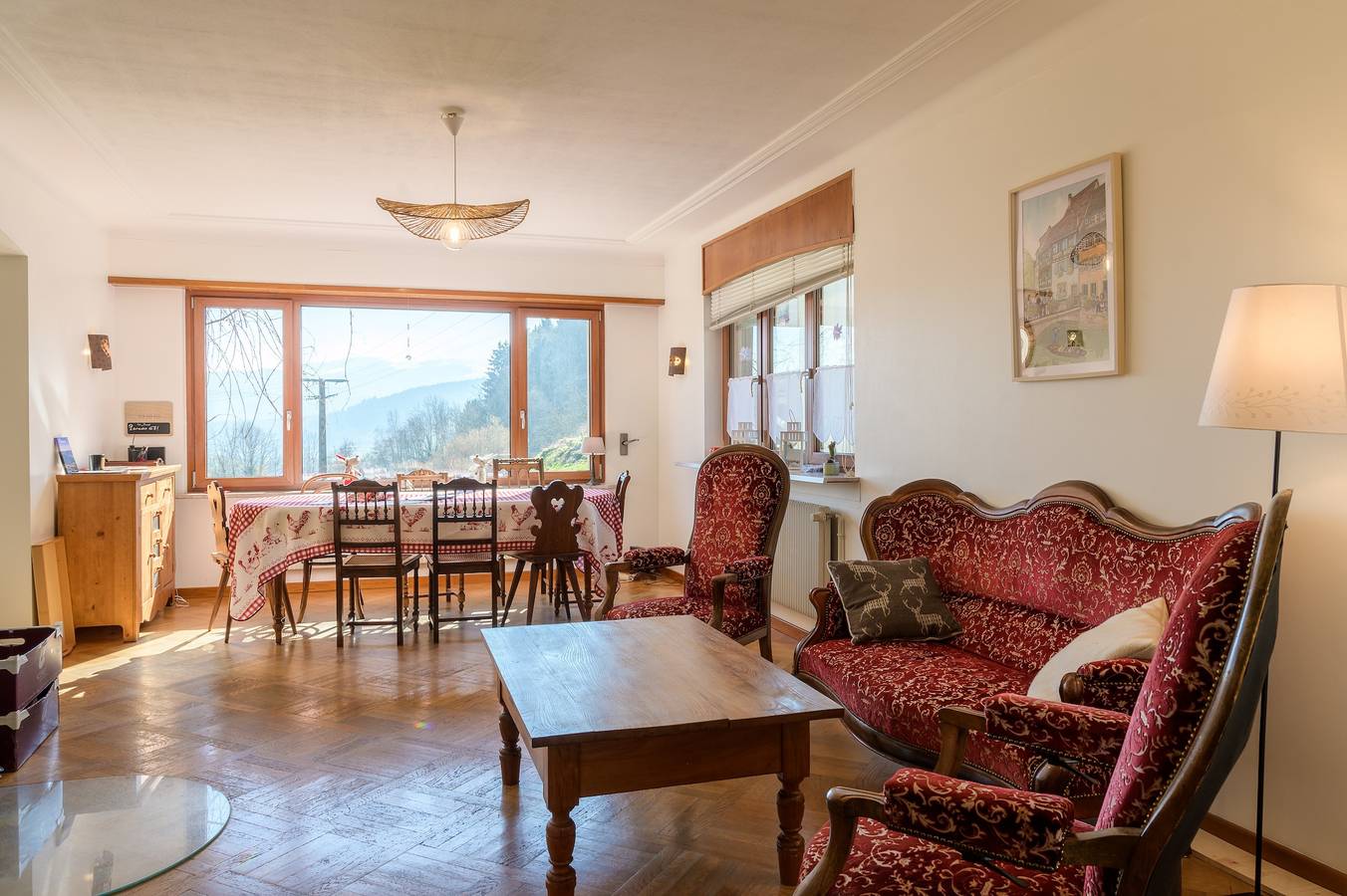 Ferienhaus 'Paradies' mit Bergblick, privater Terrasse und Wi-Fi in Soultzeren, Regionaler Naturpark Belchen der Vogesen