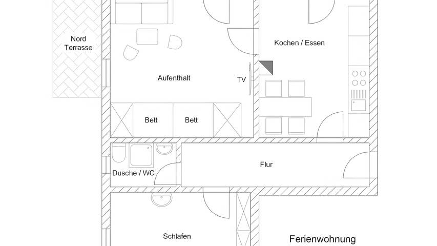 Ganze Wohnung, Ferienwohnung Hörnle mit privater Terrasse, Garten und WLAN in Bad Kohlgrub, Bayerische Alpen
