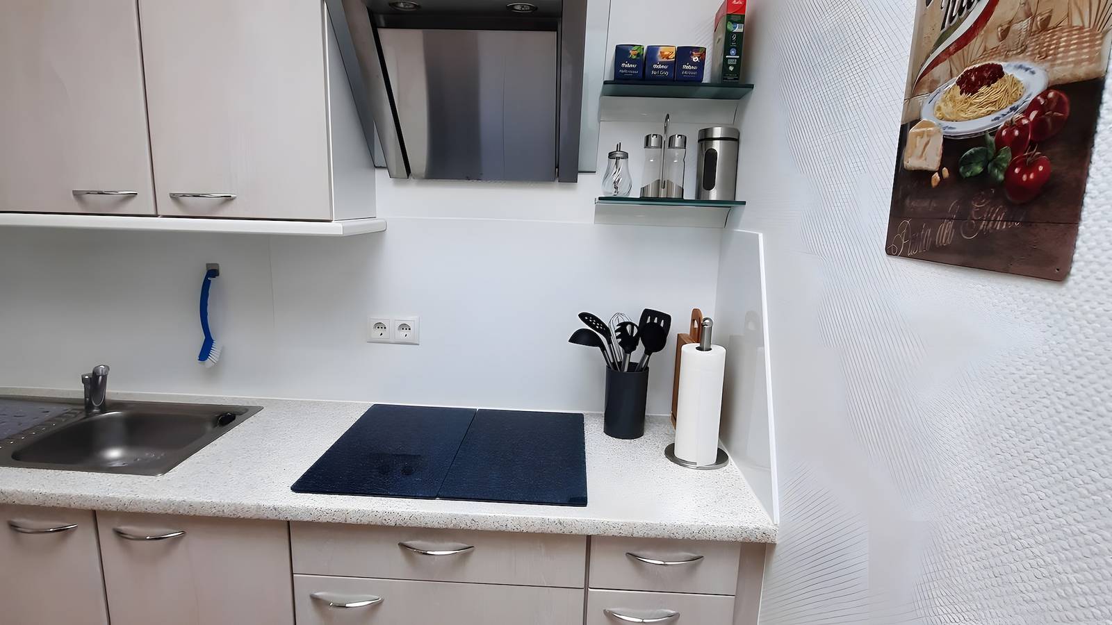 Appartement 'Für 3 Personen 50 m²' met gedeeld terras, balkon en wifi, foto 9