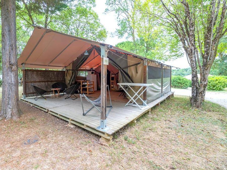 Camping Du Lac de Thoux - Ciela Village - Tente 5 personnes - Tente Ciela Nature - 2 chambres (sans sanitaire) in Thoux, Gers