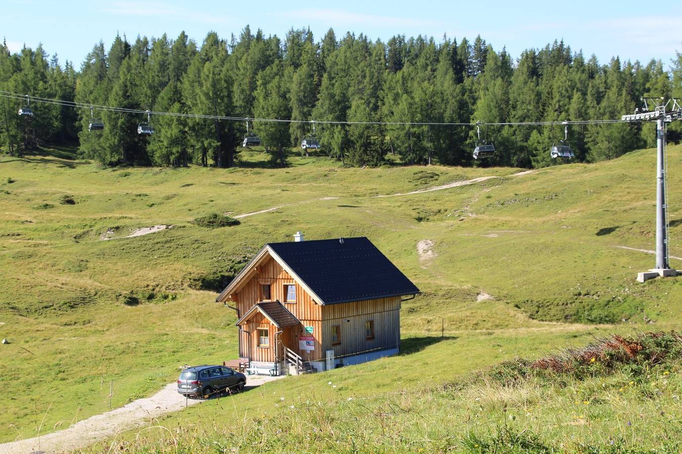Maison de vacances 'Kleine Winklerhütte' avec vue sur la montagne et jardin privé in Tauplitz, Massif mort
