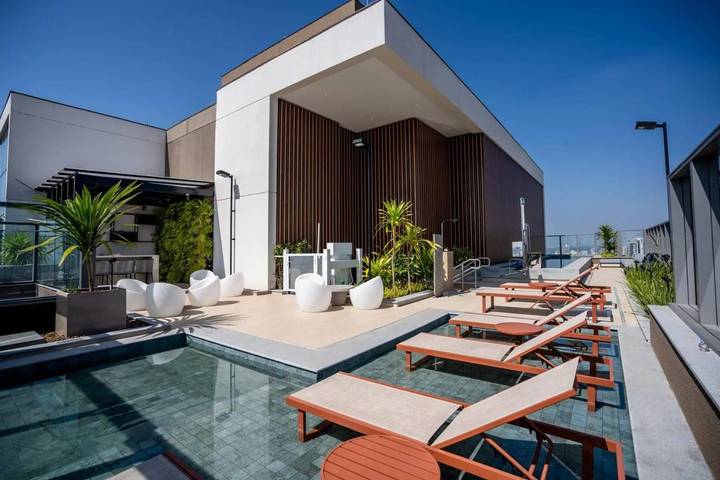 Casas e apartamentos de temporada para 2 pessoas, com piscina e balcão e ainda vista em Cursino