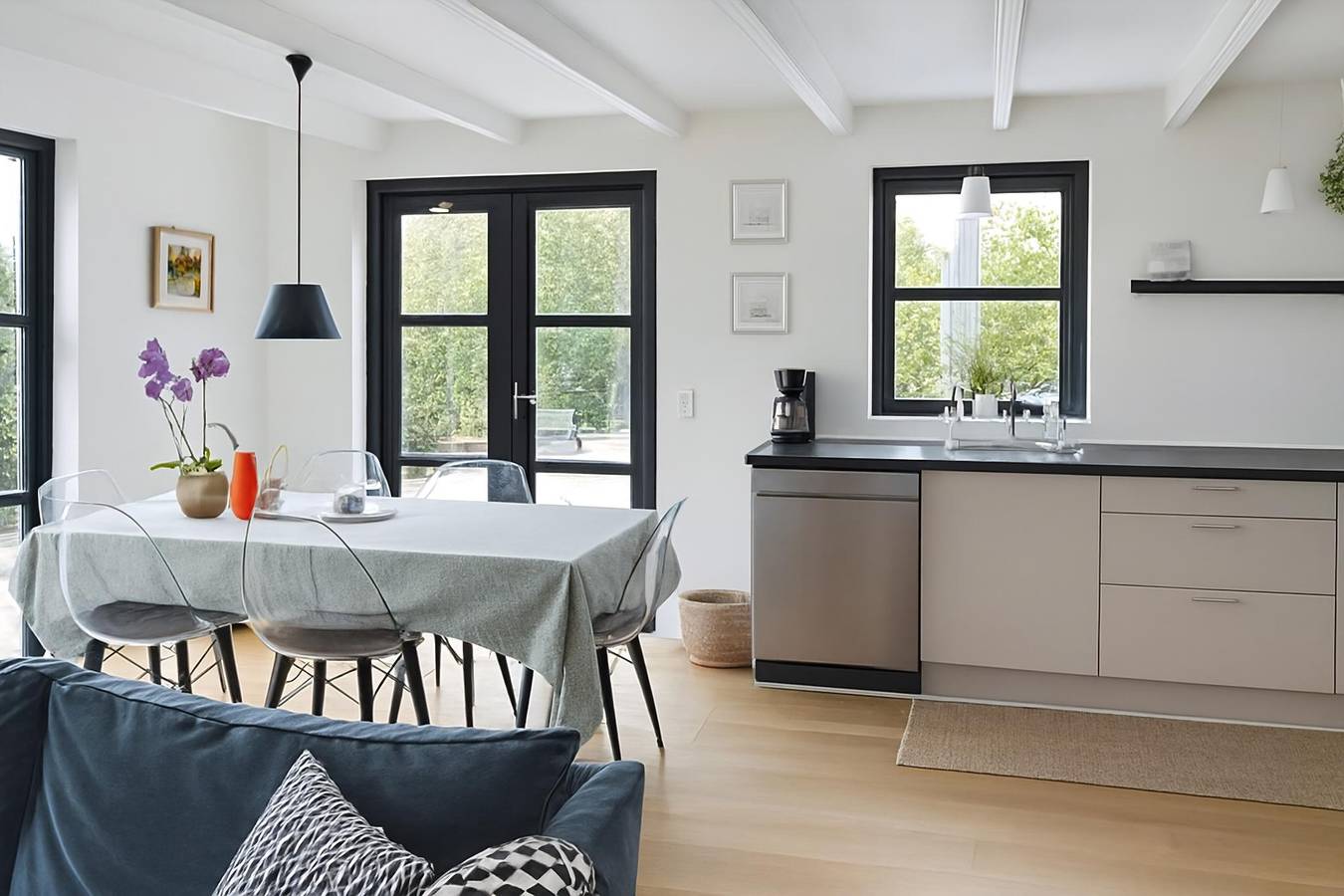 Schönes Ferienhaus am Strand + Sauna in Otterup, Nord Fünen